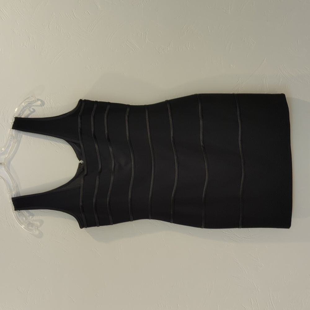 Kenar black cocktail dress